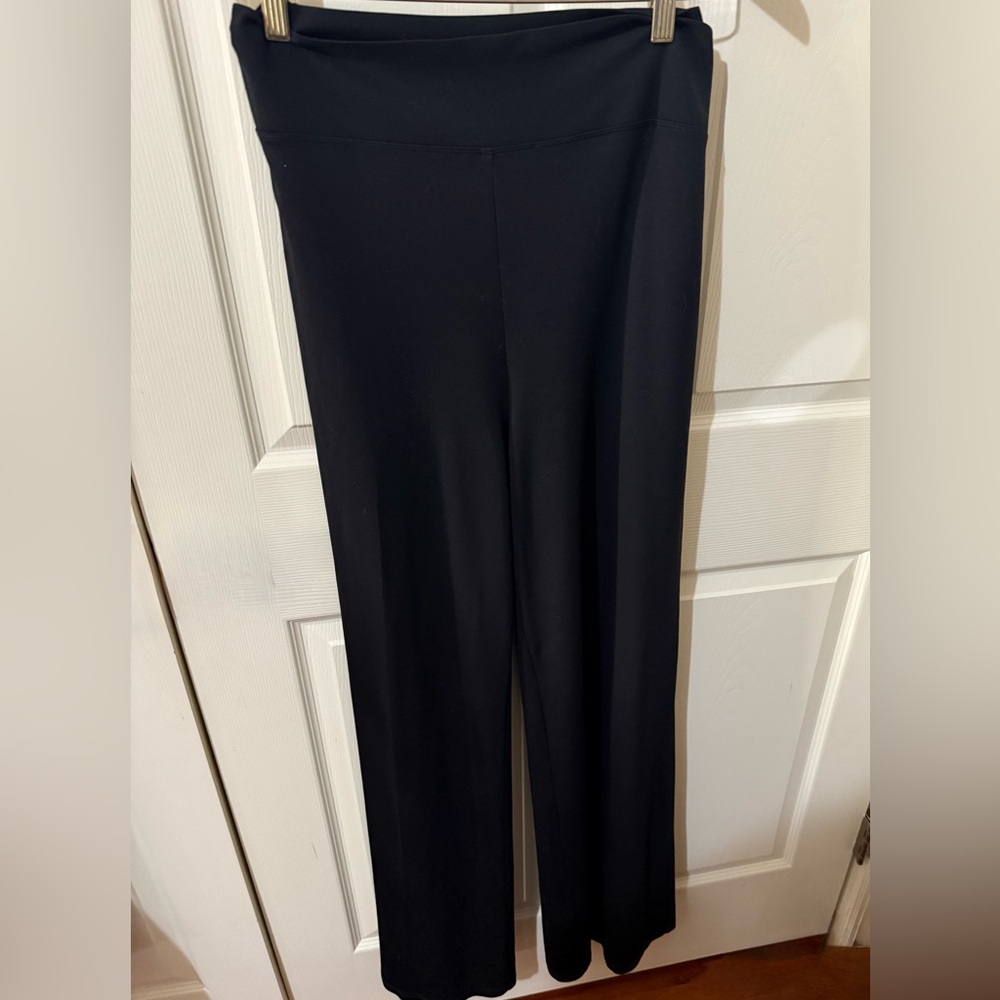 Bobeau Black Straight Leg Women's Pants